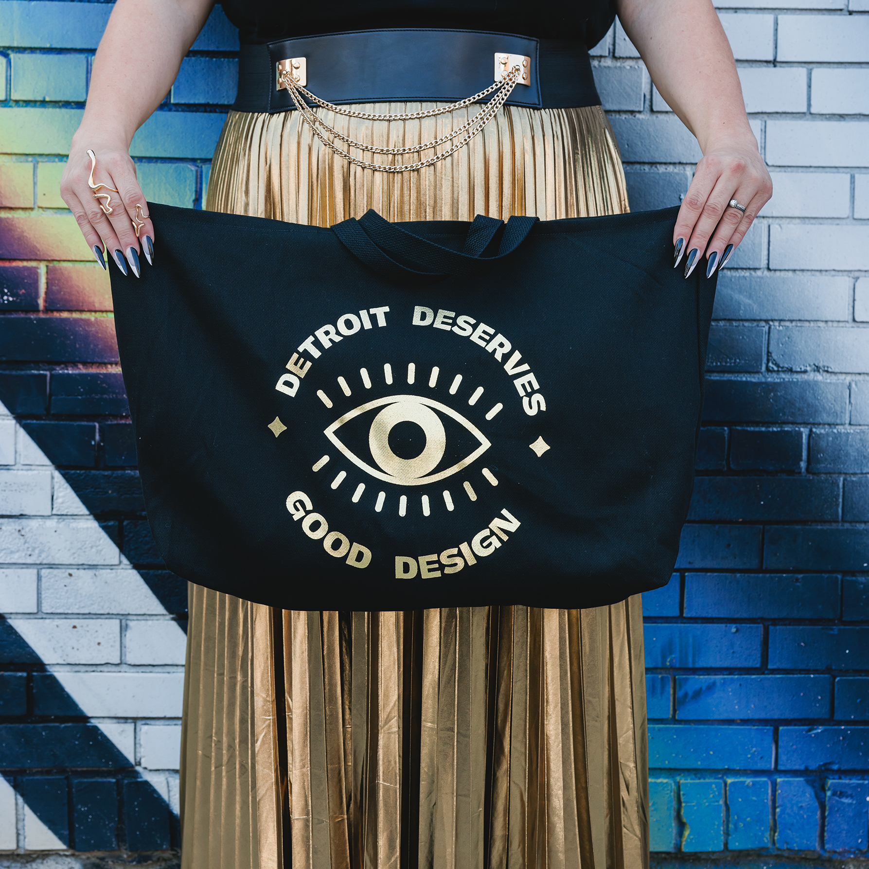 Detroit Deserves Good Design Tote Bag