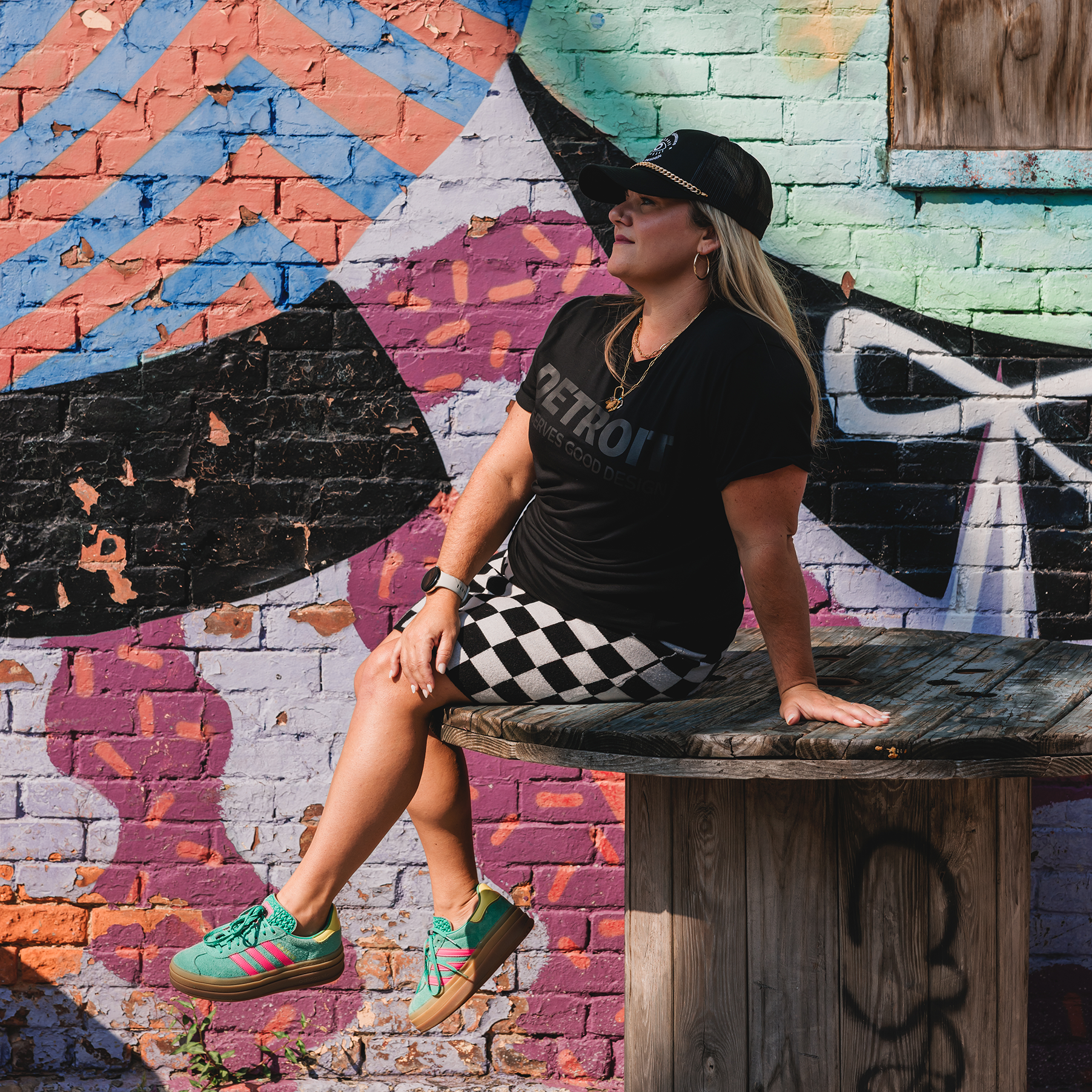 Detroit Deserves Good Design Monochrome T-Shirt