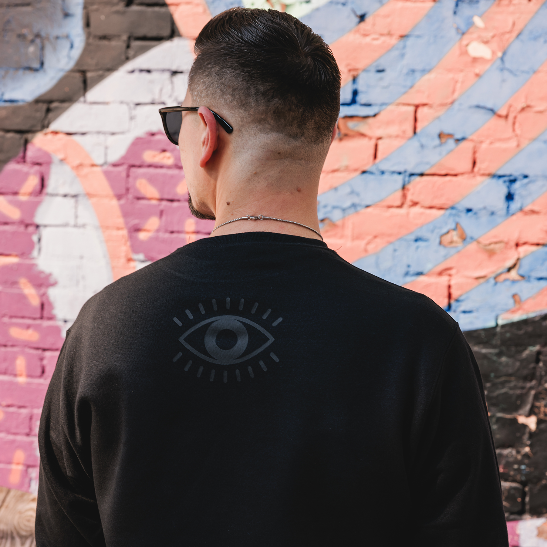 Detroit Deserves Good Design Monochrome Crewneck Sweatshirt